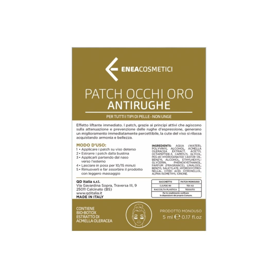 Patch occhi oro antirughe